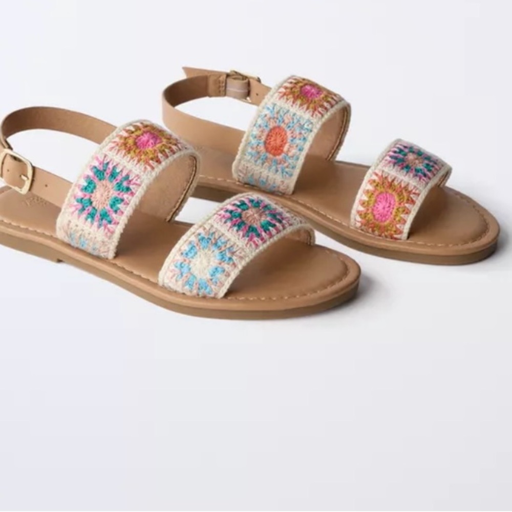 Girls Zara Crocheted Sandal size EU 31 - Picture 2 of 8